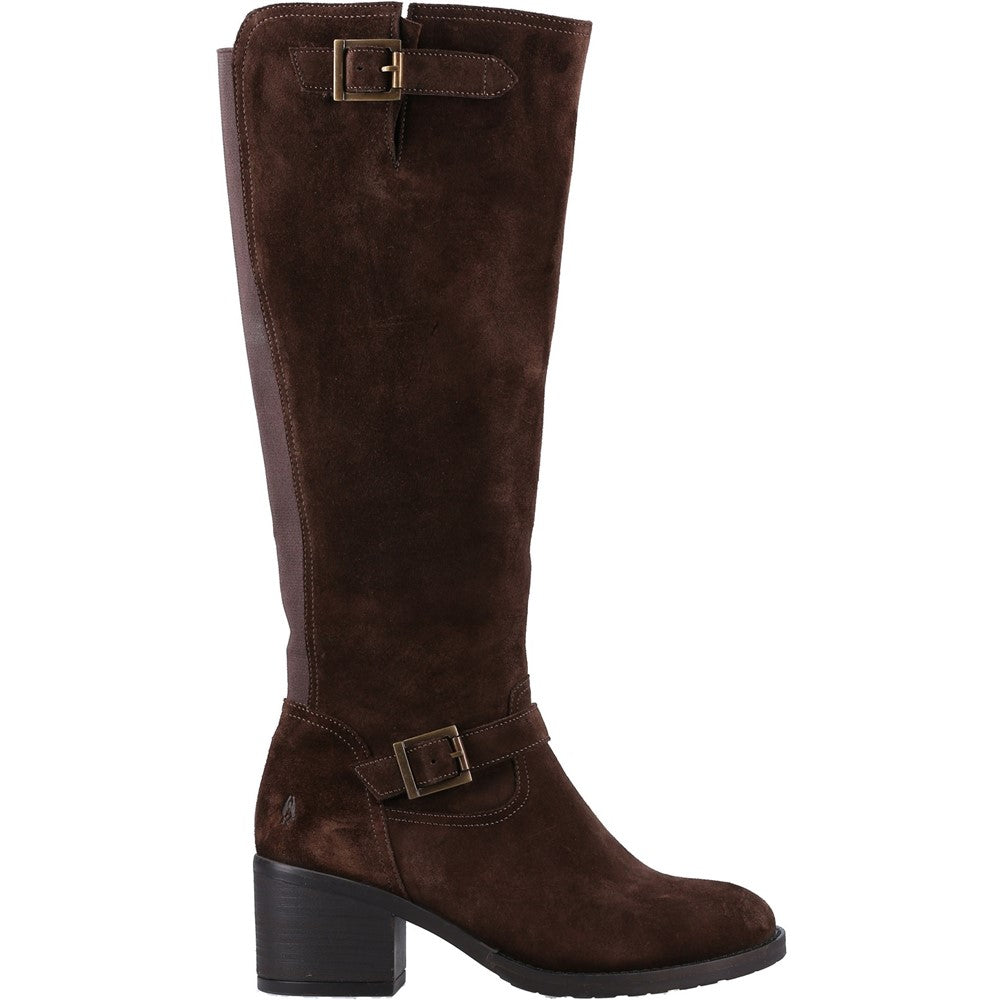 Ladies Long Boots Brown Hush Puppies Heidi Boot