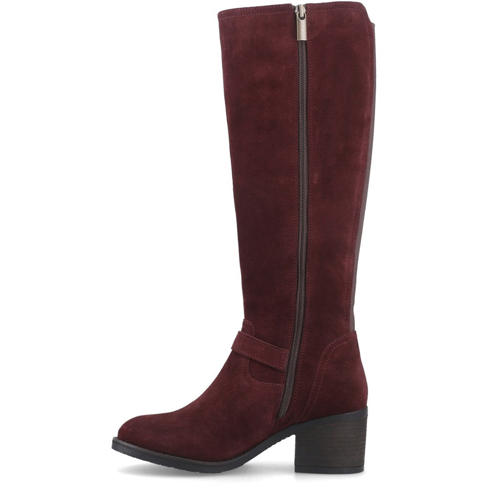 Ladies Long Boots Bordo Hush Puppies Heidi Boot