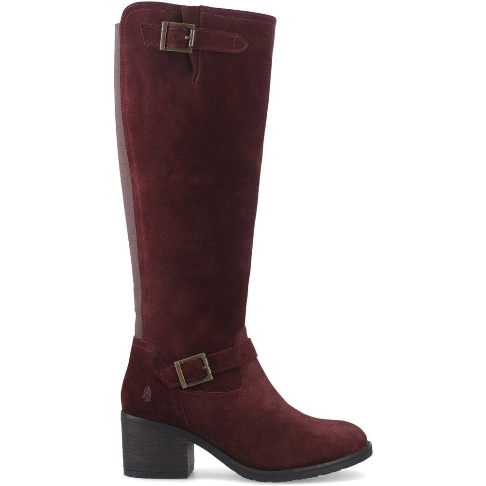 Ladies Long Boots Bordo Hush Puppies Heidi Boot