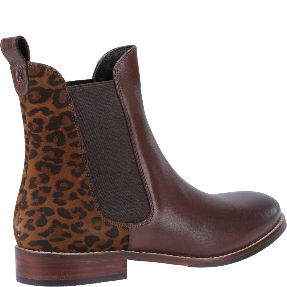 Ladies Ankle Boots Leopard Hush Puppies Colette Boot