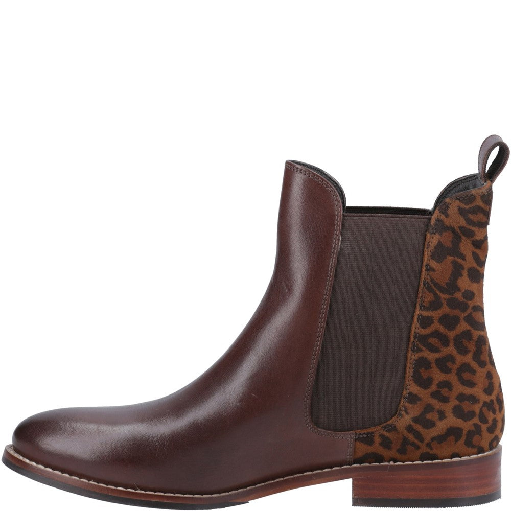Ladies Ankle Boots Leopard Hush Puppies Colette Boot