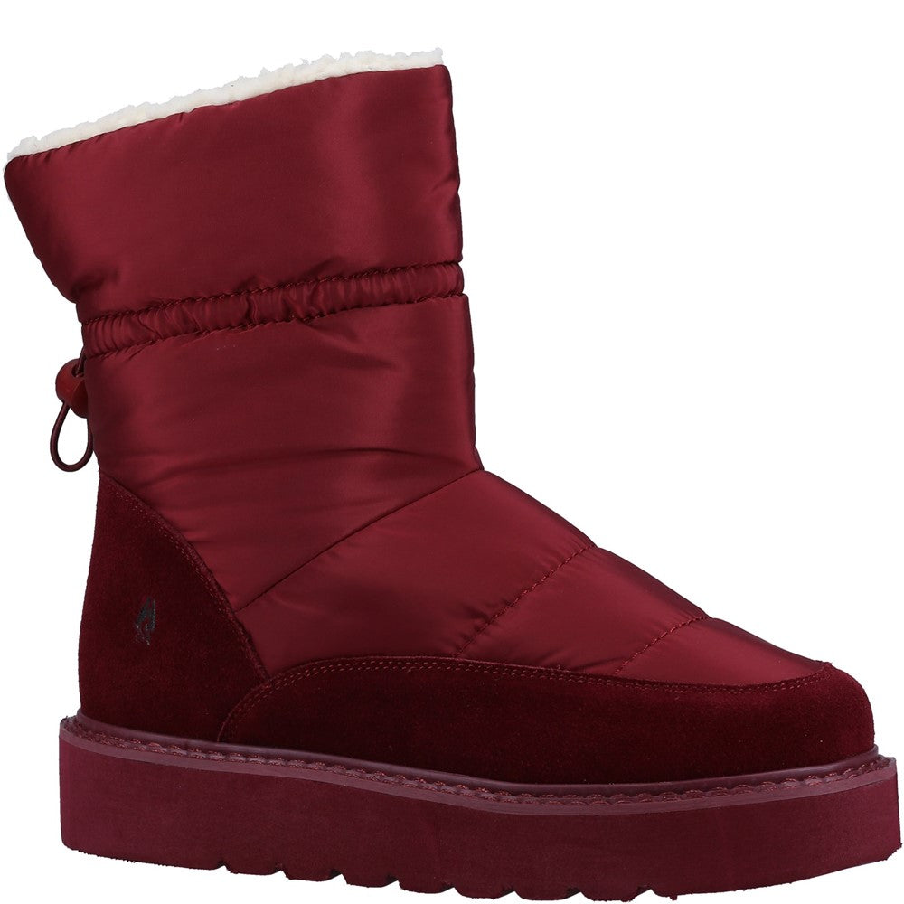 Classic Ladies Slippers Merlot Hush Puppies Hush Puffies Slippers