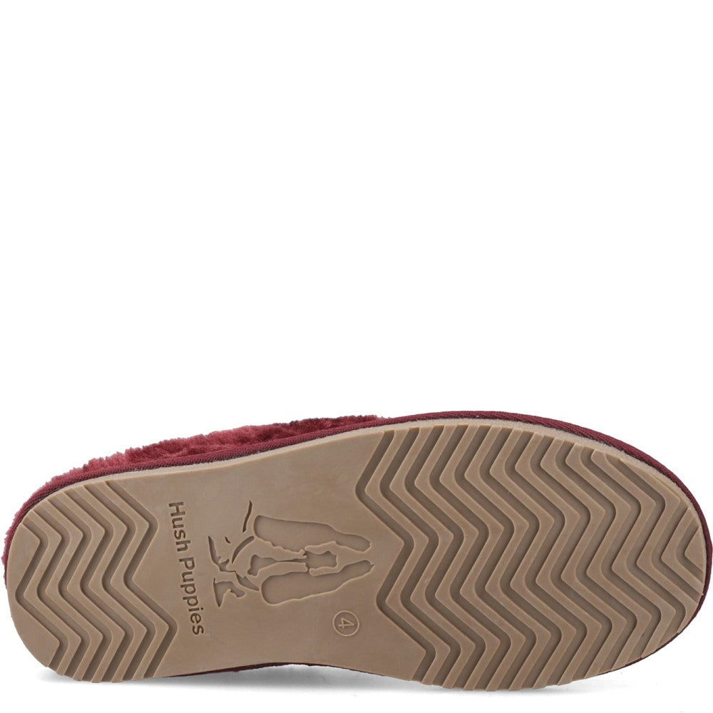 Classic Ladies Slippers Bordo Hush Puppies Amara Slipper