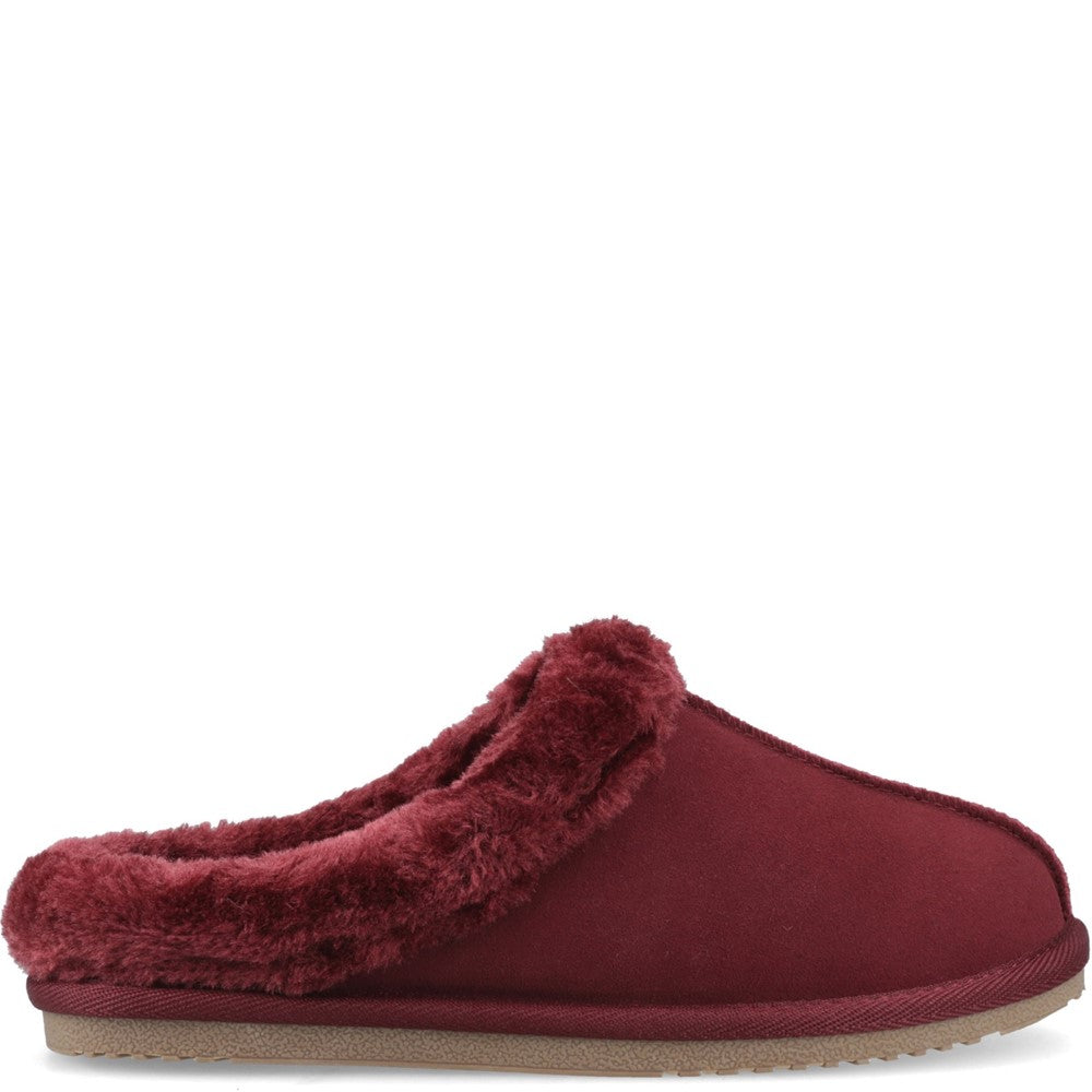 Classic Ladies Slippers Bordo Hush Puppies Amara Slipper