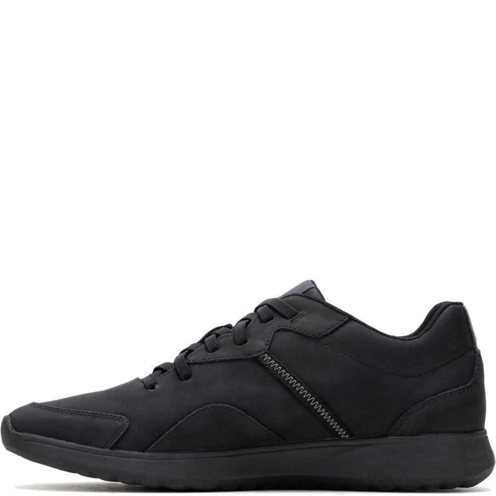 Mens Sports Black Hush Puppies The Good Trainer