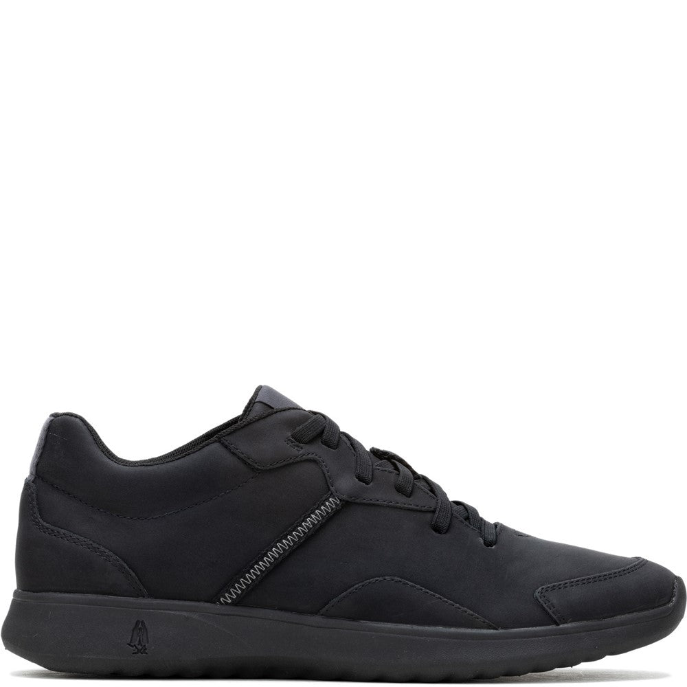 Mens Sports Black Hush Puppies The Good Trainer