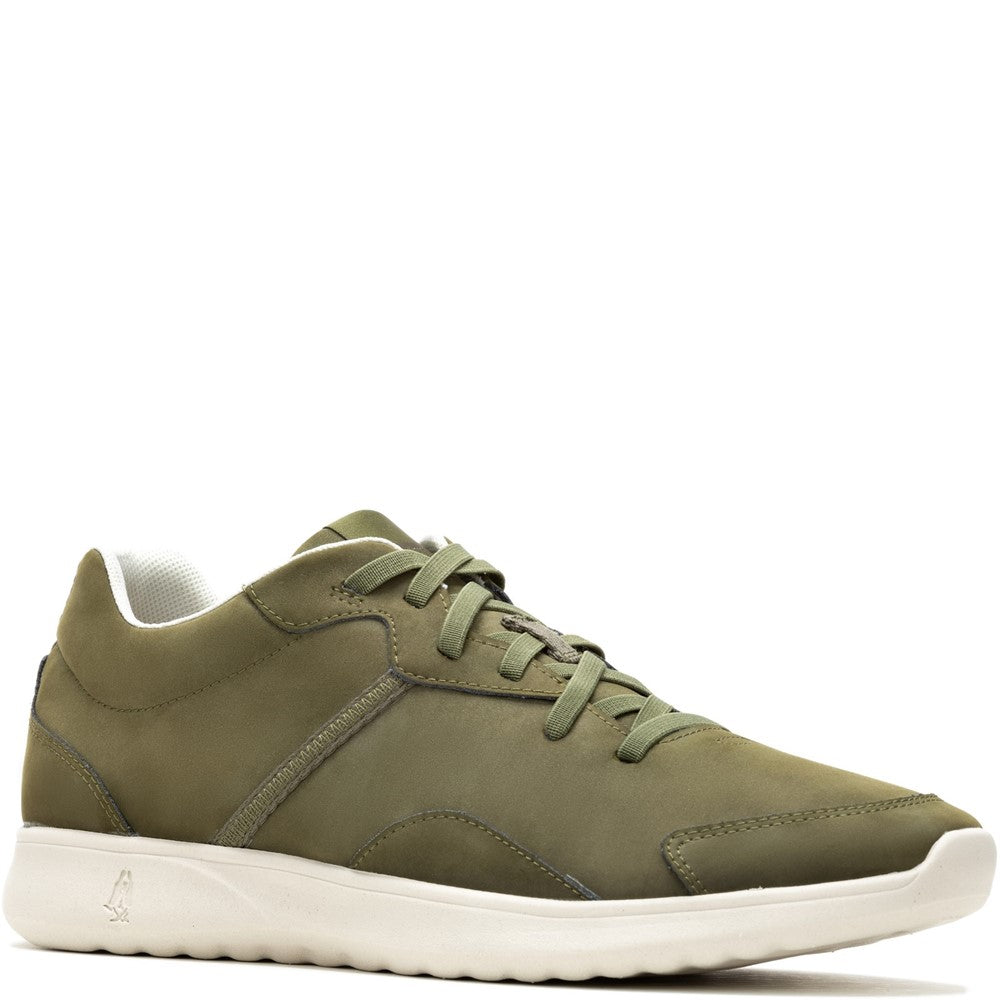 Mens Sports Olive Hush Puppies The Good Trainer