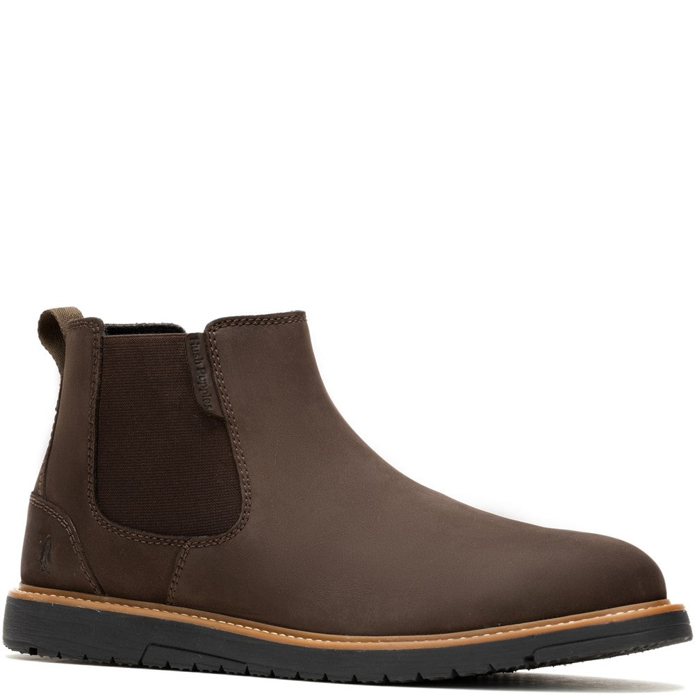 Mens Boots Brown Hush Puppies Jenson Chelsea Boot