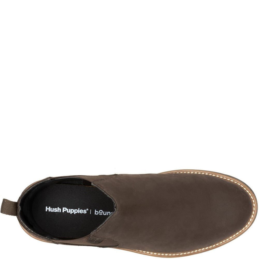 Mens Boots Brown Hush Puppies Jenson Chelsea Boot