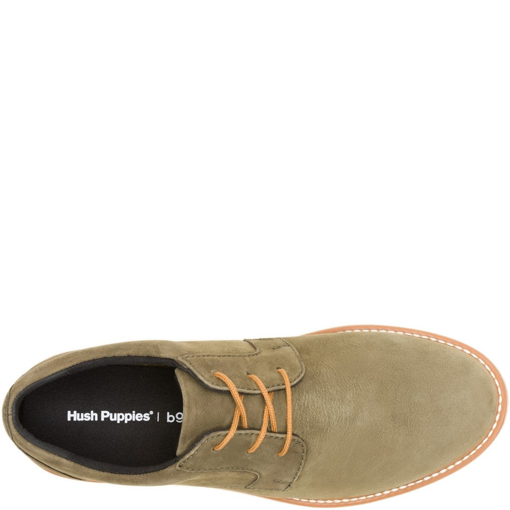 Lace Mens Summer Olive Hush Puppies Jenson Oxford