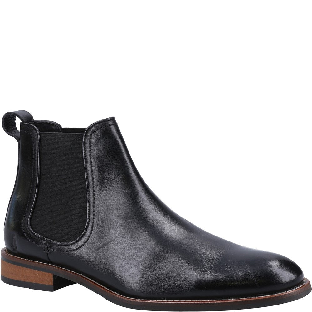 Mens Formal Boots Black Hush Puppies Diego Chelsea Boot