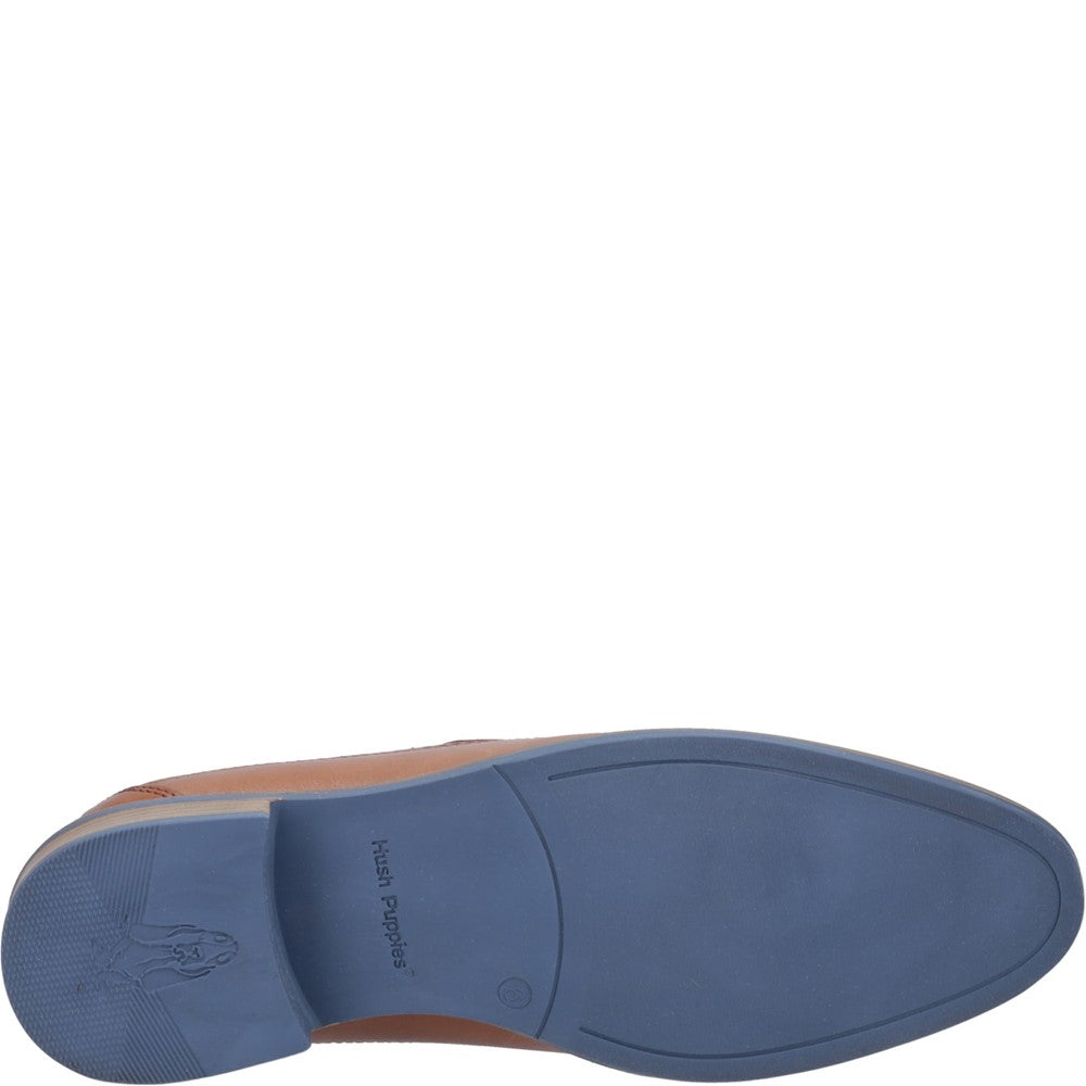 Mens Formal Slip On Shoes Tan Hush Puppies Donovan Shoe