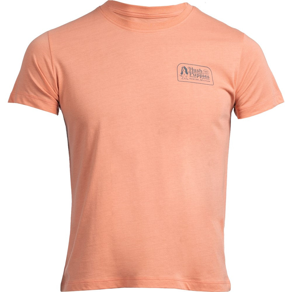 Tee Shirts Pink Hush Puppies Retro Basset Tee