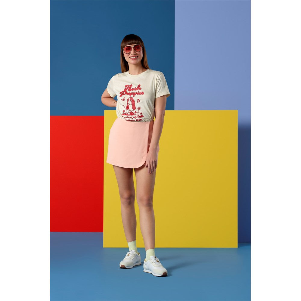 Tee Shirts White /Red Hush Puppies HP Basset Tee