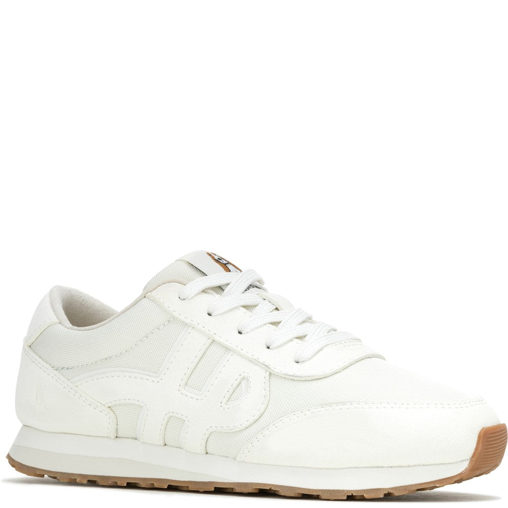 Ladies Sports Cream Hush Puppies Seventy8 Sneaker