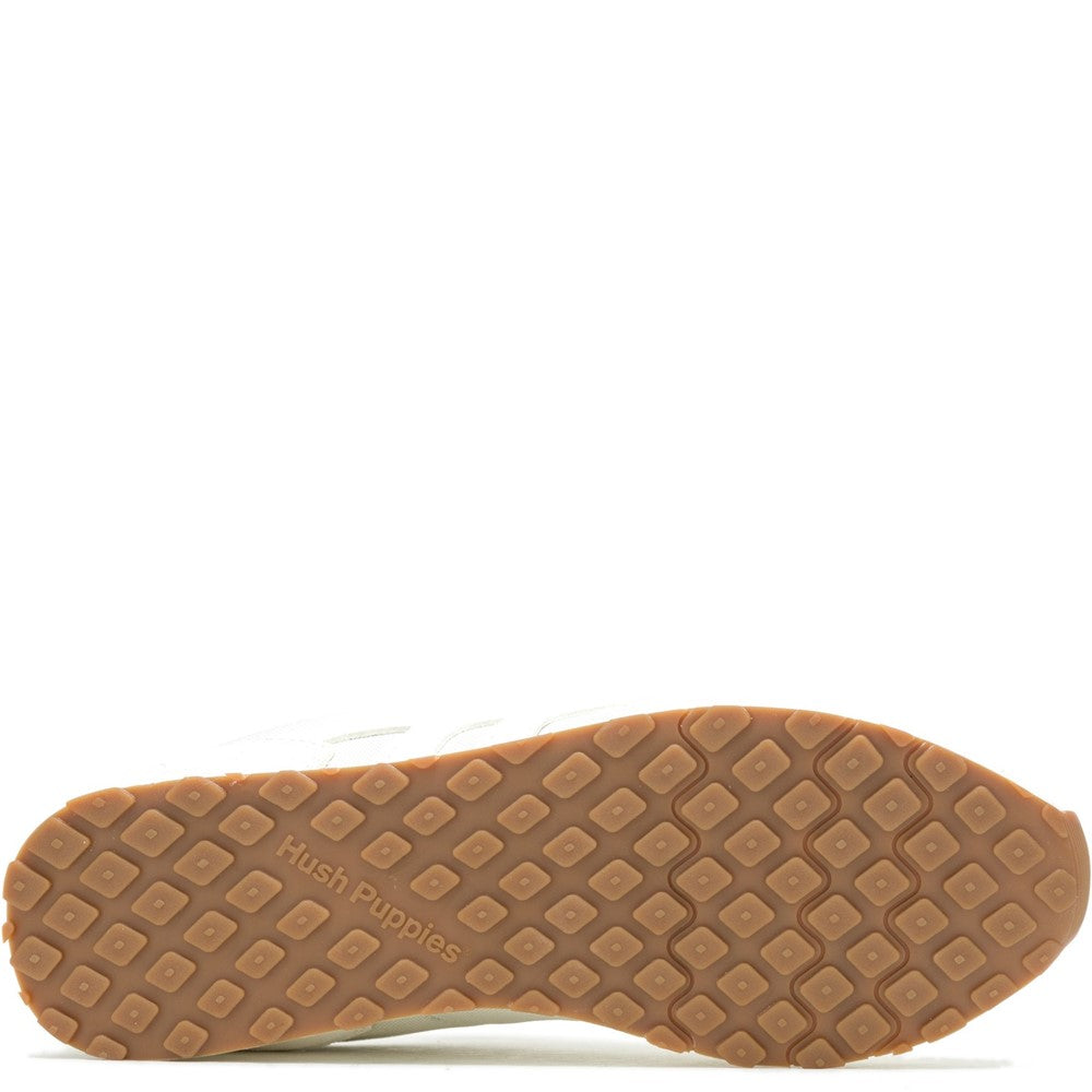 Ladies Sports Cream Hush Puppies Seventy8 Sneaker