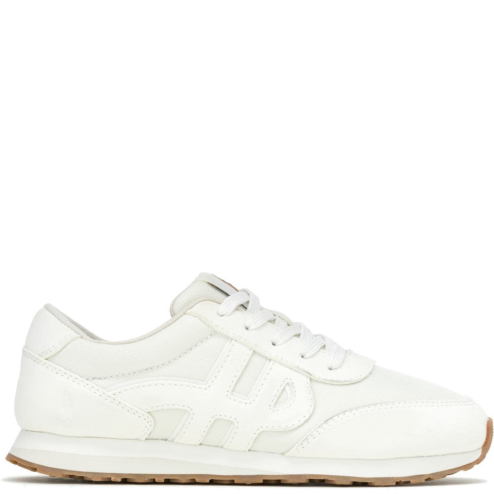 Ladies Sports Cream Hush Puppies Seventy8 Sneaker