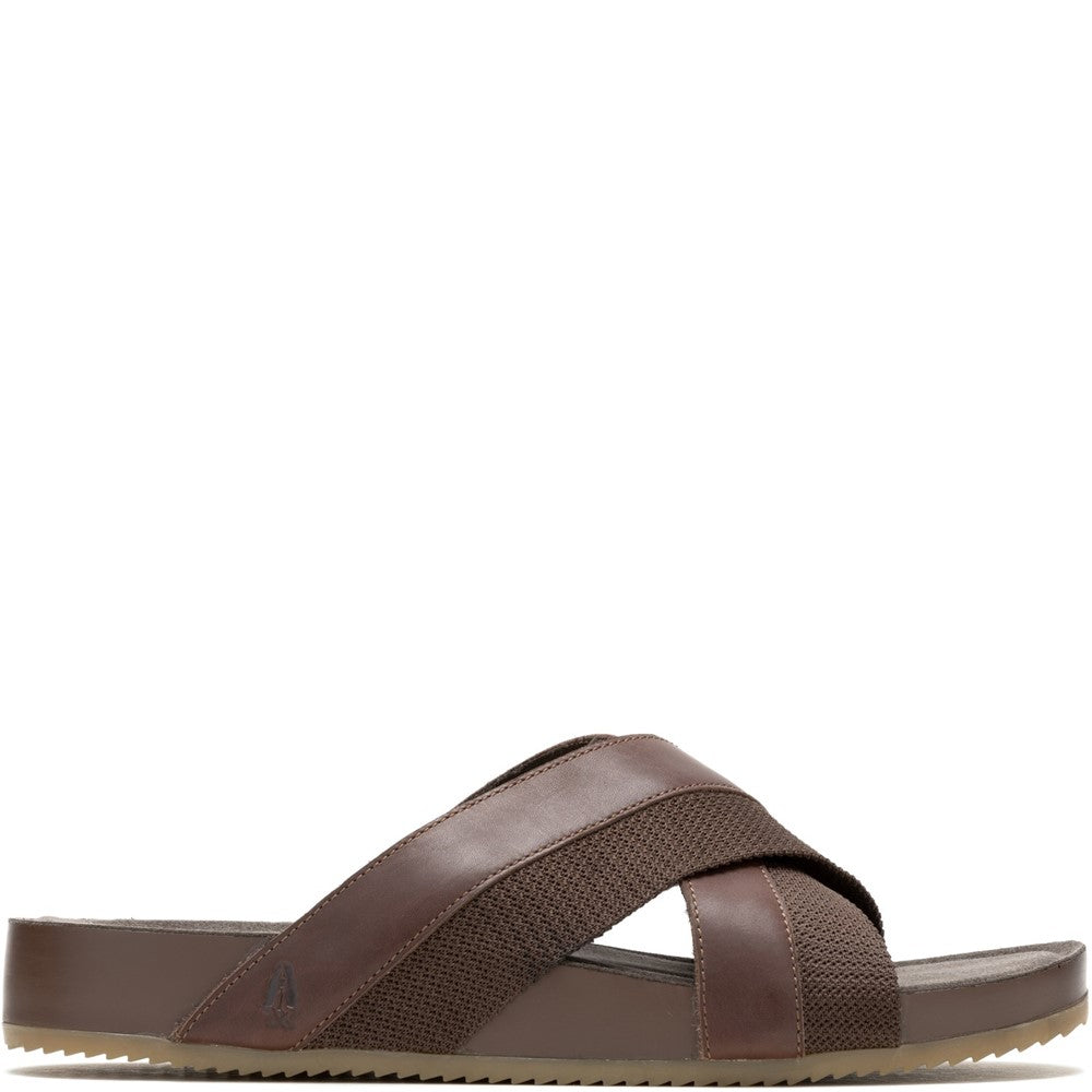 Sandal Mens Summer Brown Hush Puppies Merritt Slide Sandal