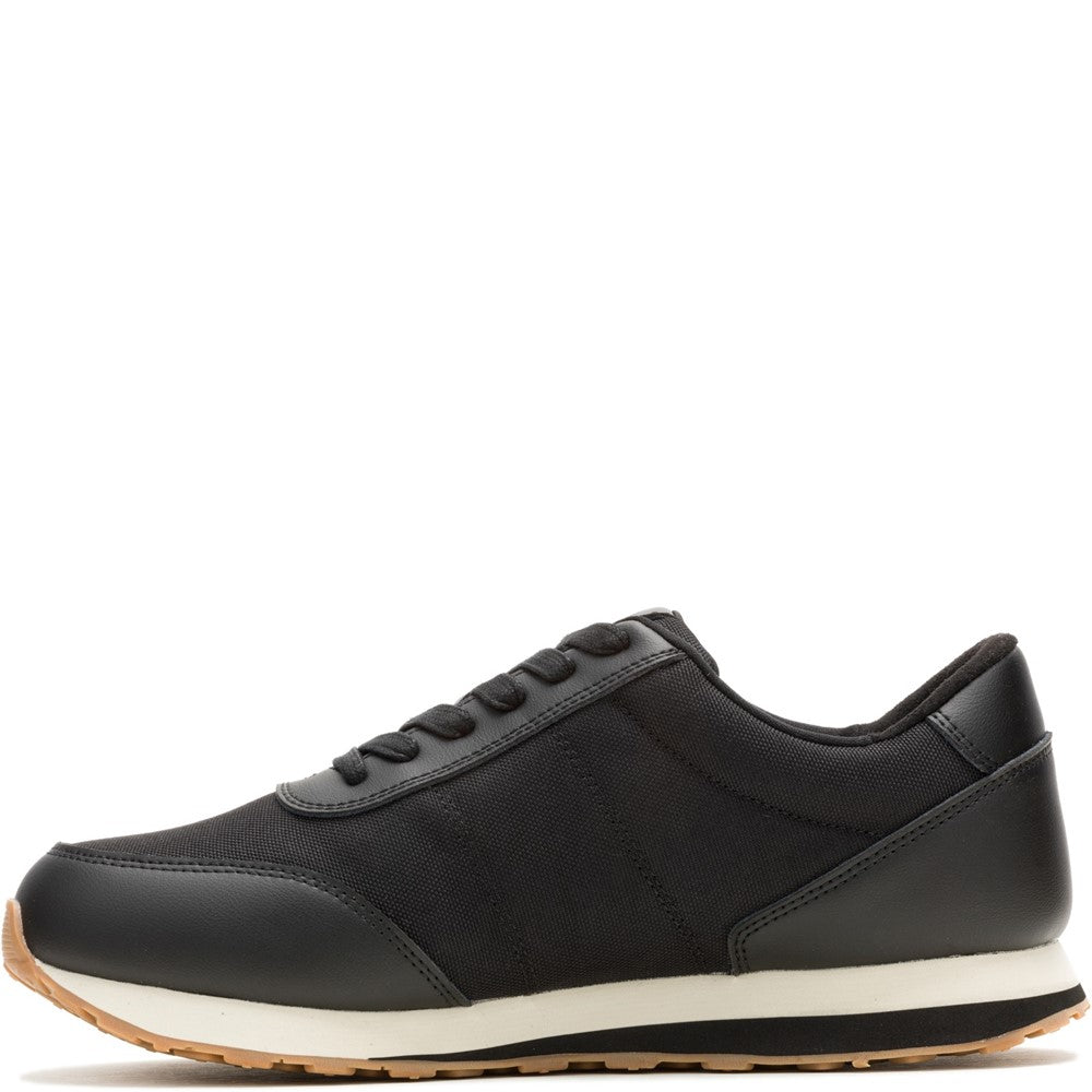 Mens Sports Black Hush Puppies Seventy8 Sneaker