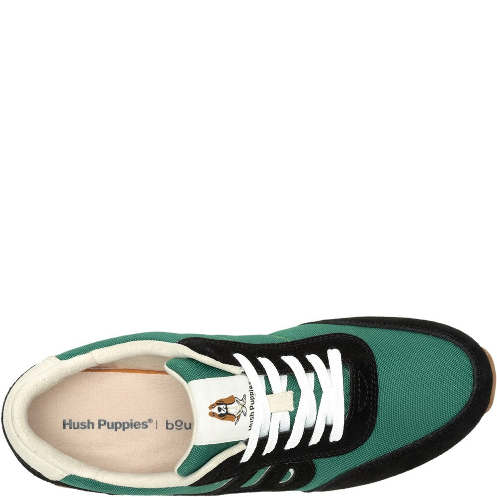 Mens Sports Green Hush Puppies Seventy8 Sneaker