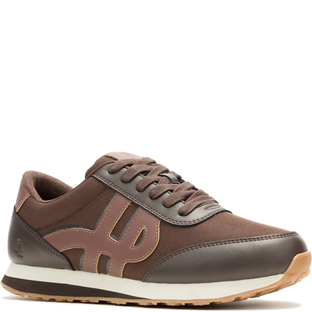 Mens Sports Brown Hush Puppies Seventy8 Sneaker