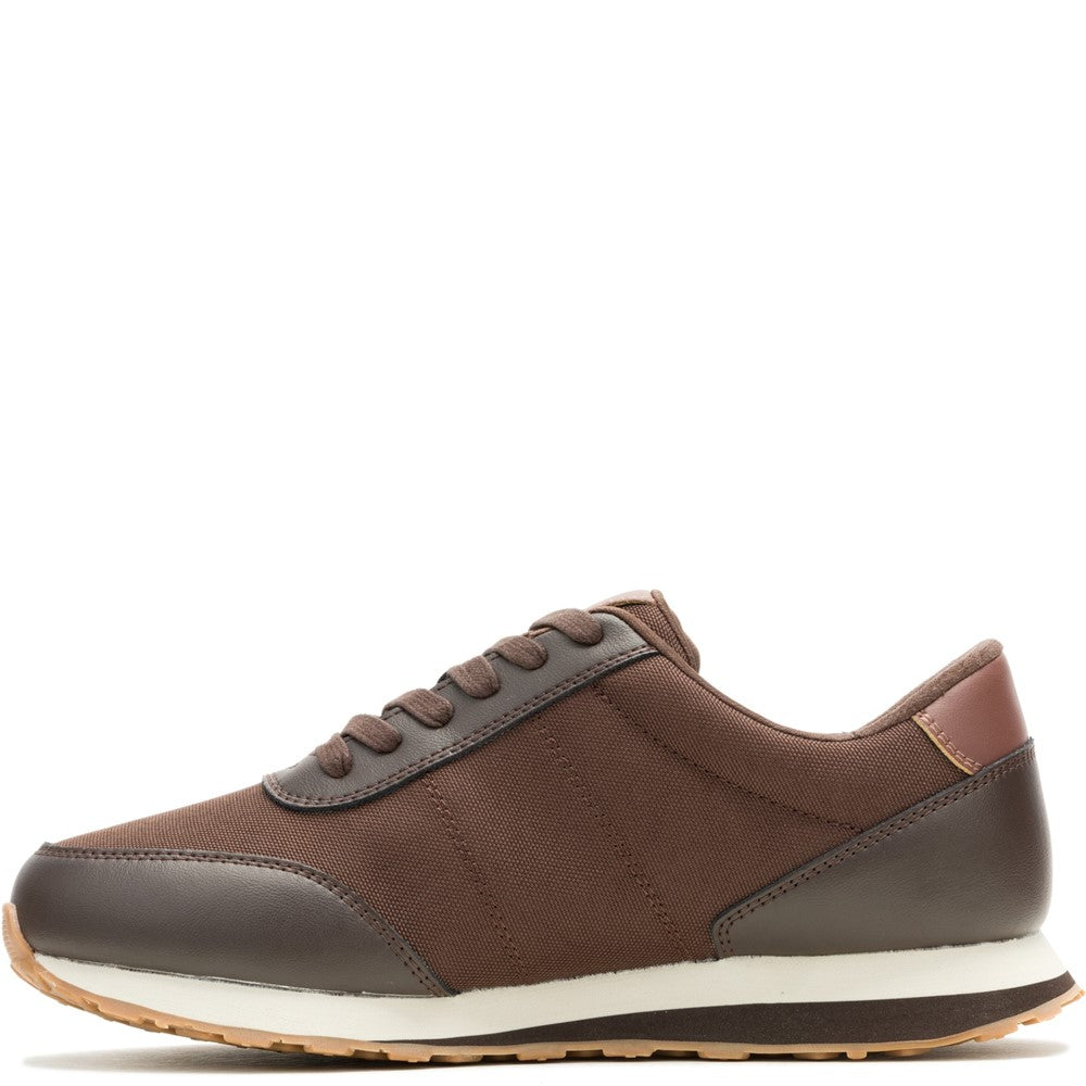 Mens Sports Brown Hush Puppies Seventy8 Sneaker