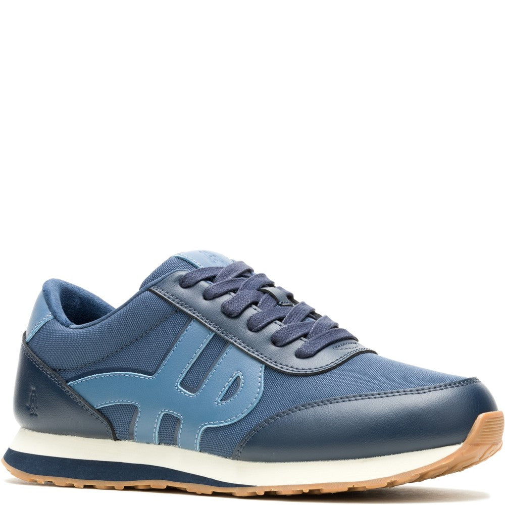 Mens Sports Blue Hush Puppies Seventy8 Sneaker