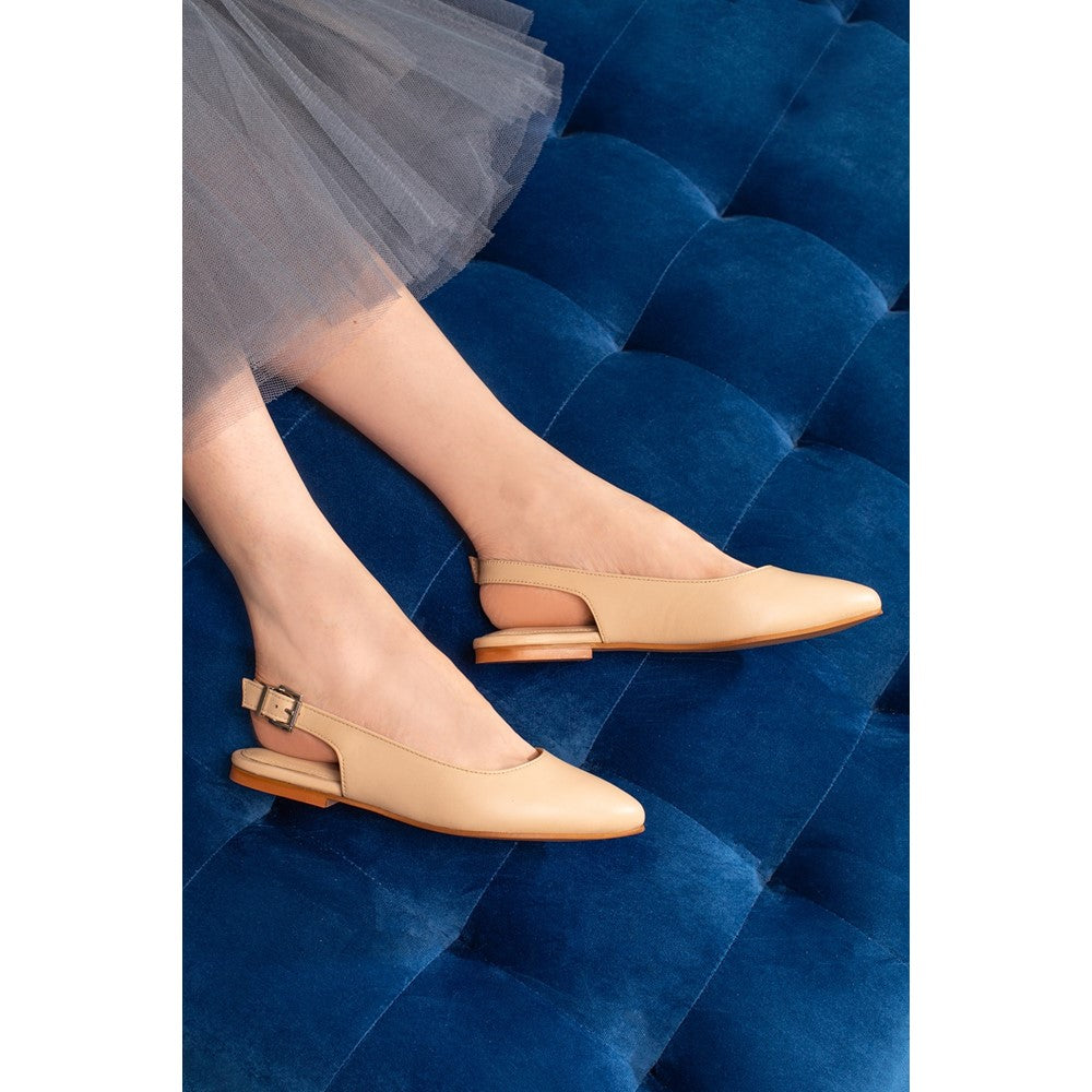 Ballerinas Ivory Hush Puppies Demi Slingback Ballerina