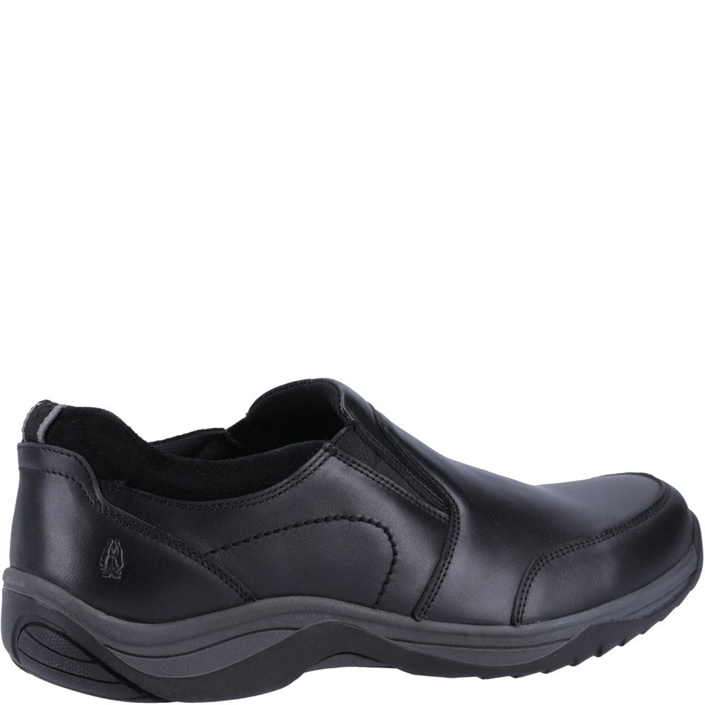 Mens Classic Slip On Shoes Black Hush Puppies Donald Slip On Shoe