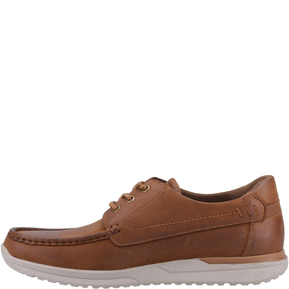 Lace Mens Summer Tan Hush Puppies Howard Lace Up Shoe