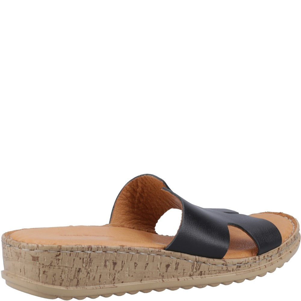 Sandal Ladies Summer Black Hush Puppies Eloise Mule Sandal