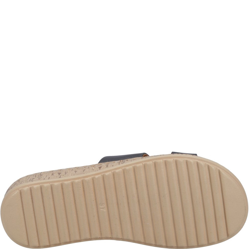 Sandal Ladies Summer Black Hush Puppies Eloise Mule Sandal