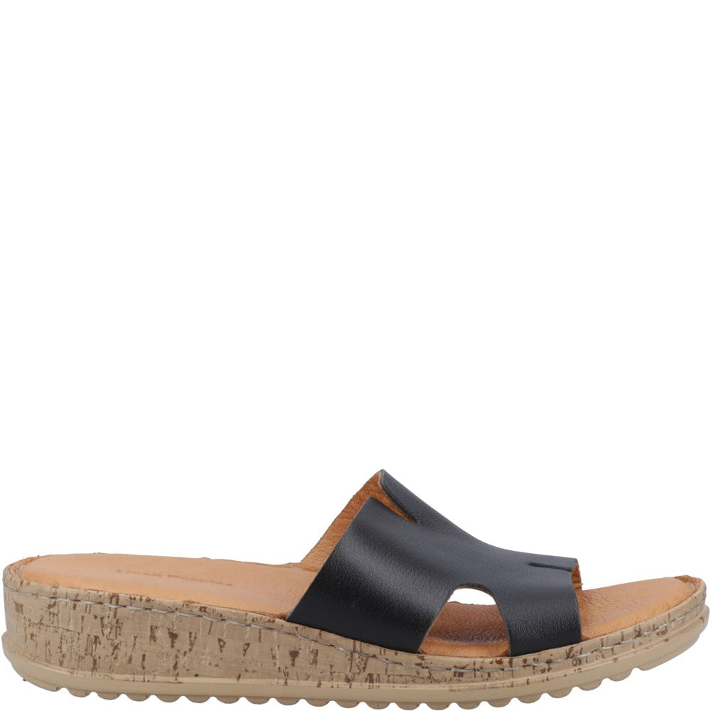 Sandal Ladies Summer Black Hush Puppies Eloise Mule Sandal