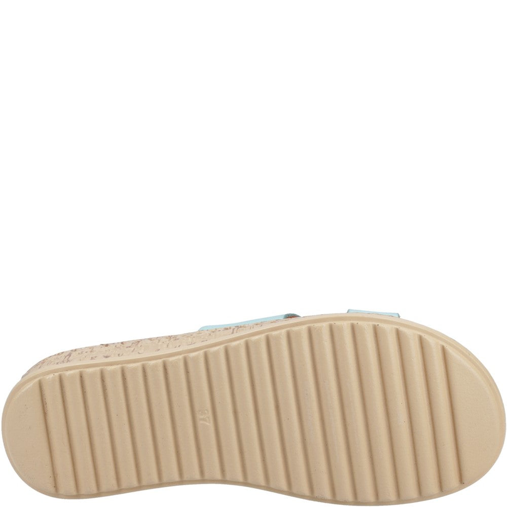 Sandal Ladies Summer Aqua Hush Puppies Eloise Mule Sandal