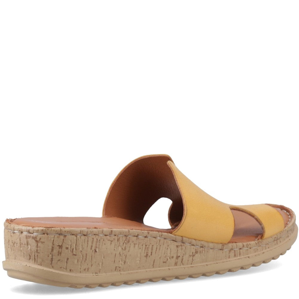 Sandal Ladies Summer Mustard Hush Puppies Eloise Mule Sandal