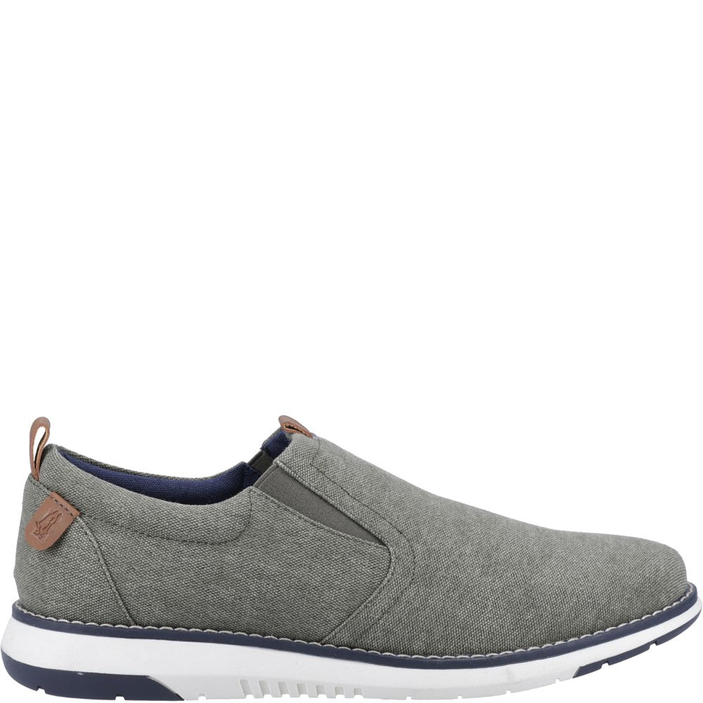 Mens Hush Puppies Khaki Benny Slip On Shoe Hush Puppies UK