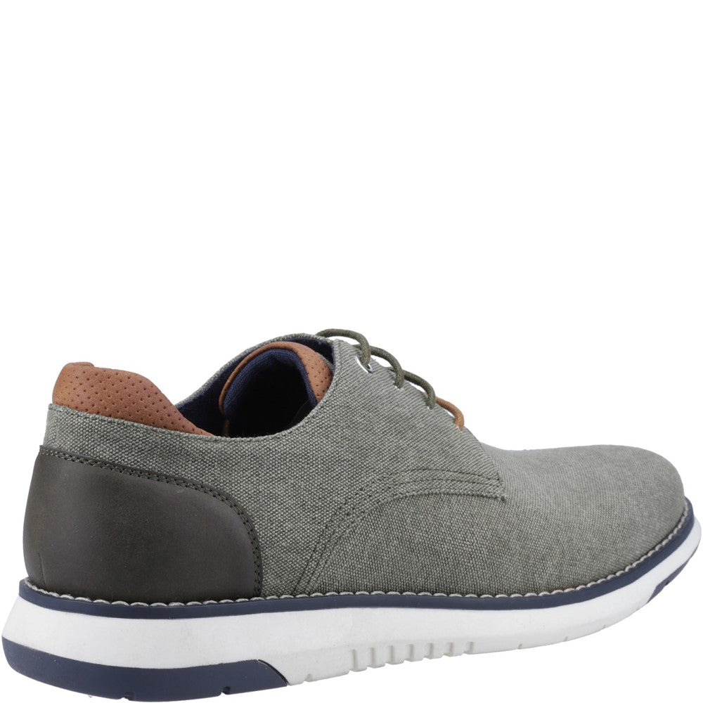 Lace Mens Summer Khaki Hush Puppies Bruce Lace Up Shoe