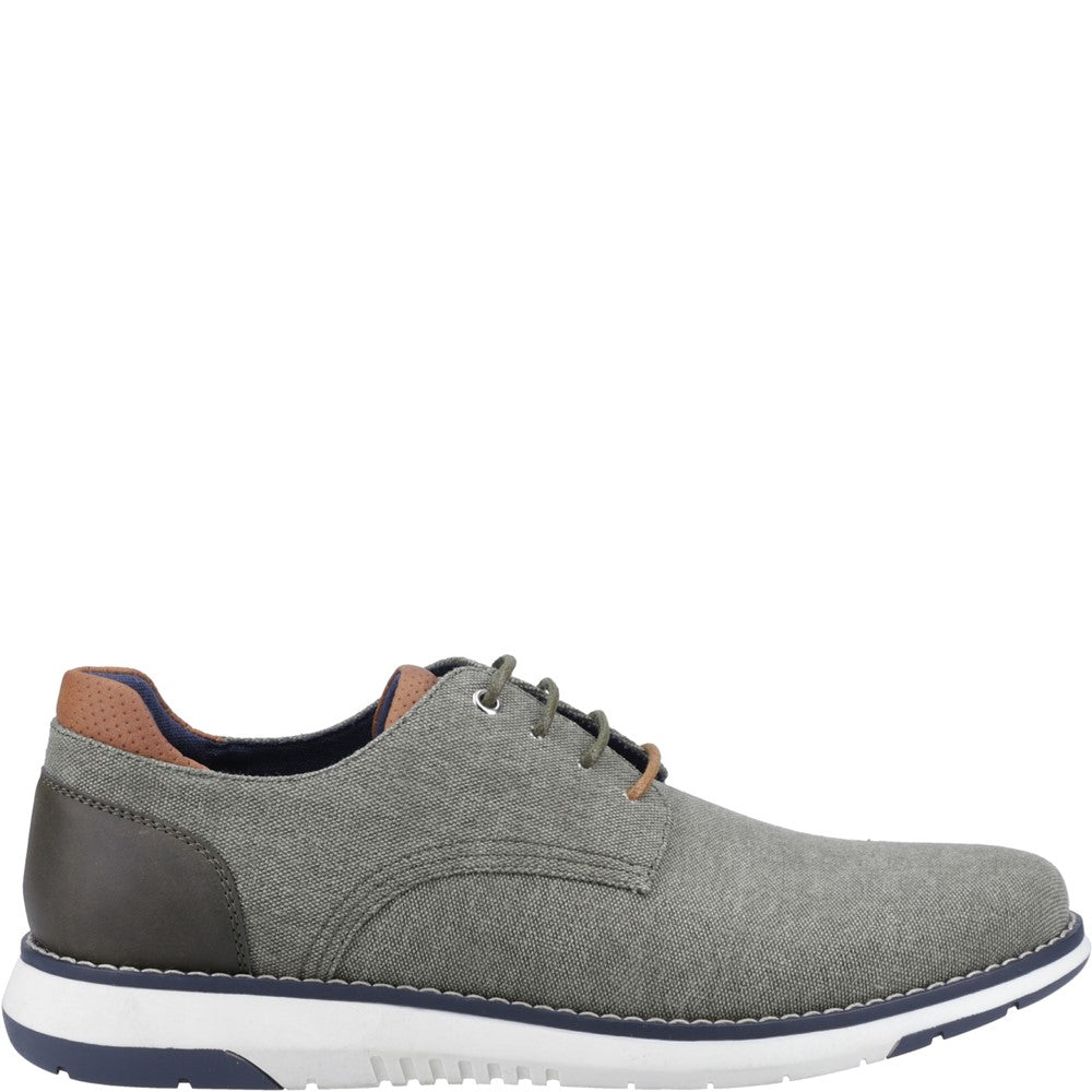 Lace Mens Summer Khaki Hush Puppies Bruce Lace Up Shoe
