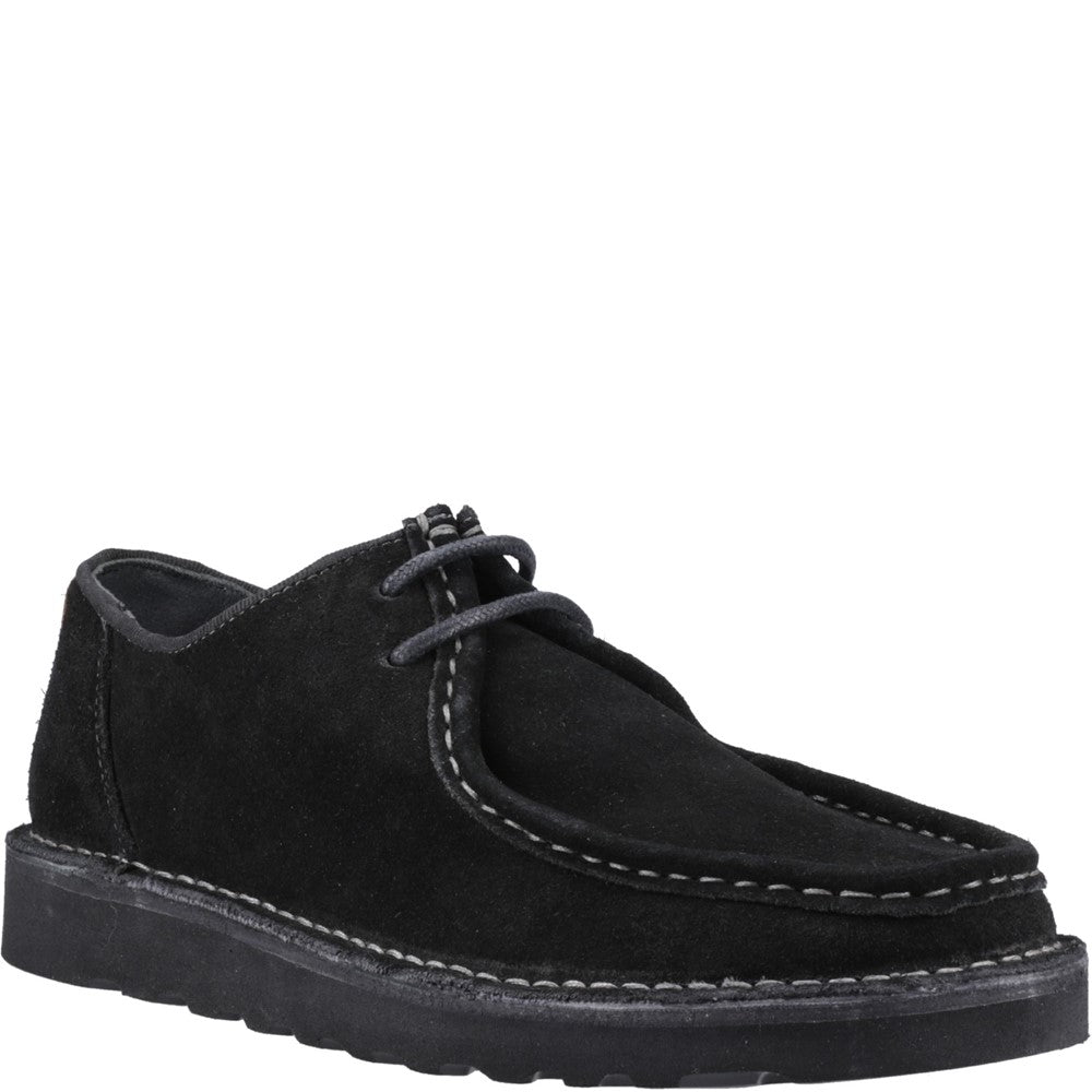 Lace Mens Summer Black Hush Puppies Otis Lace Up Shoe