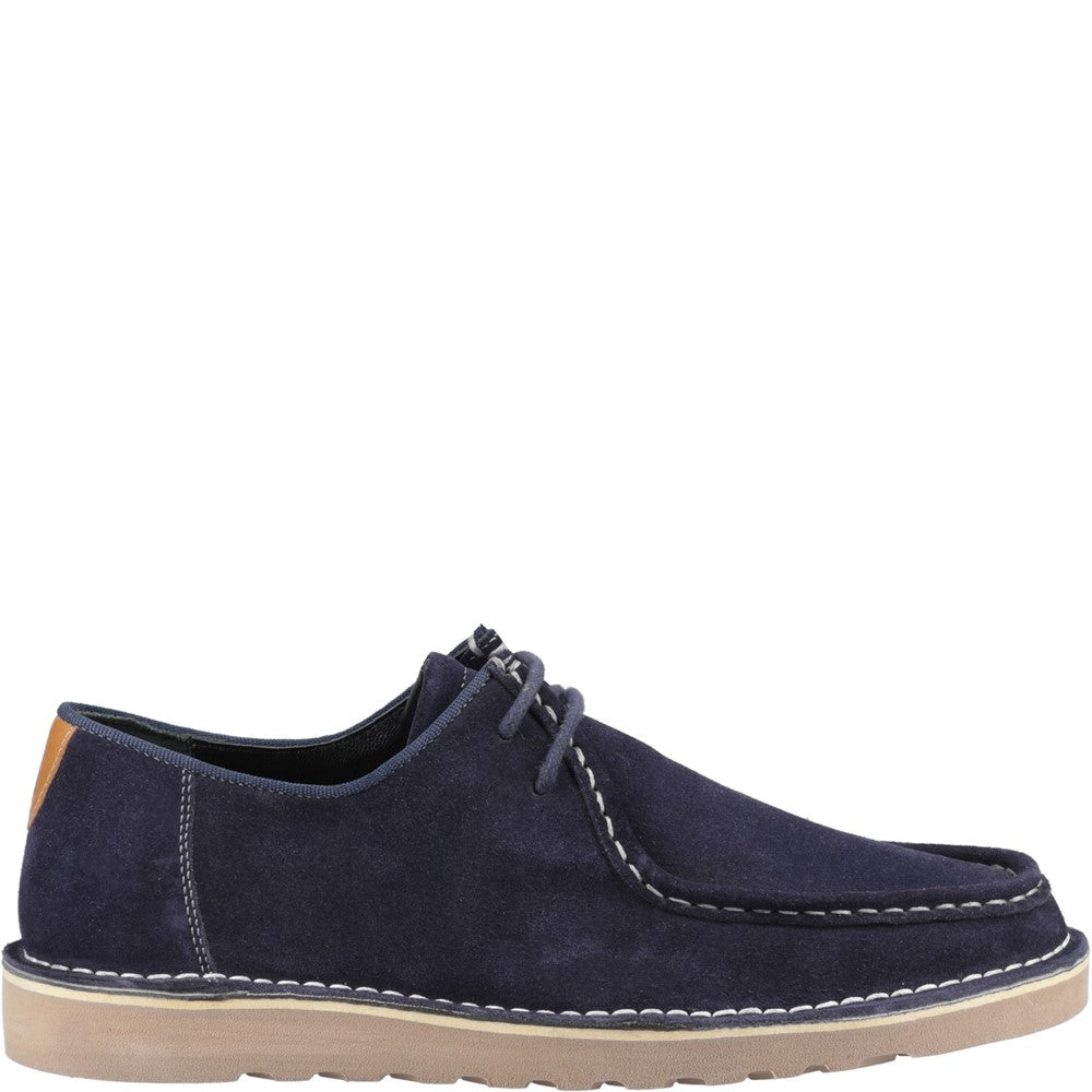 Lace Mens Summer Navy Hush Puppies Otis Lace Up Shoe
