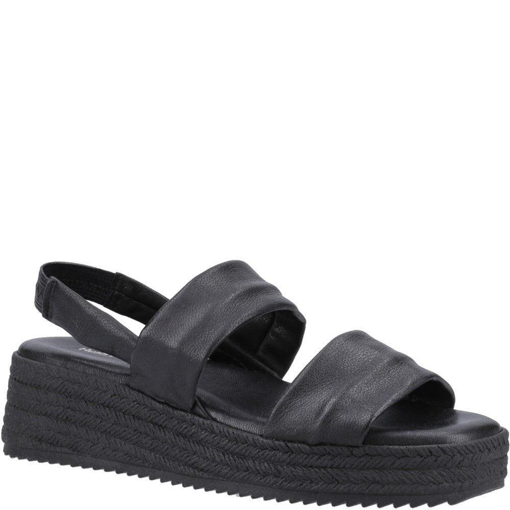 Sandal Ladies Summer Black Hush Puppies Rachel Platform Sandal
