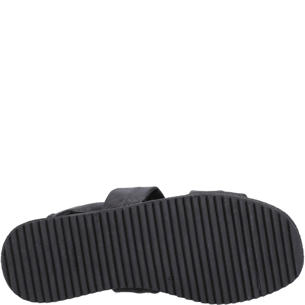 Sandal Ladies Summer Black Hush Puppies Rachel Platform Sandal