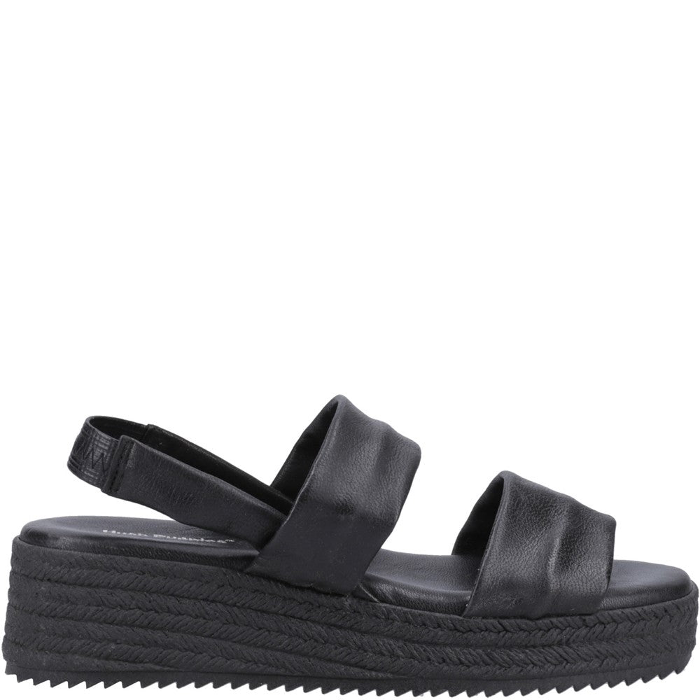 Sandal Ladies Summer Black Hush Puppies Rachel Platform Sandal