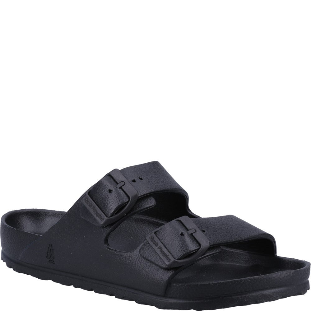 Sandal Ladies Summer Black Hush Puppies Lorna Mule Sandal