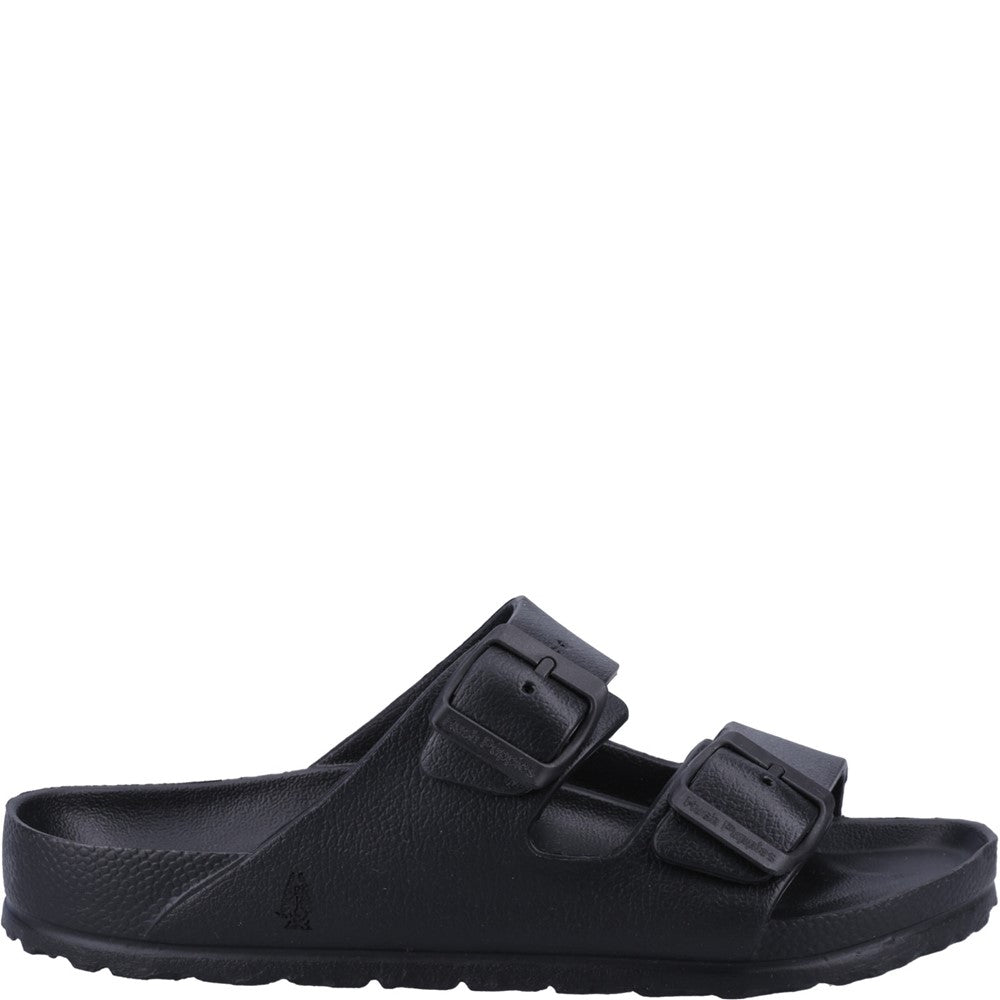 Sandal Ladies Summer Black Hush Puppies Lorna Mule Sandal