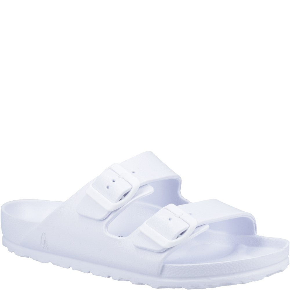 Sandal Ladies Summer White Hush Puppies Lorna Mule Sandal