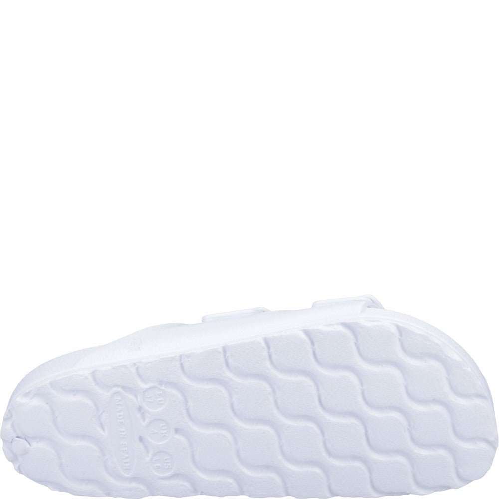 Sandal Ladies Summer White Hush Puppies Lorna Mule Sandal