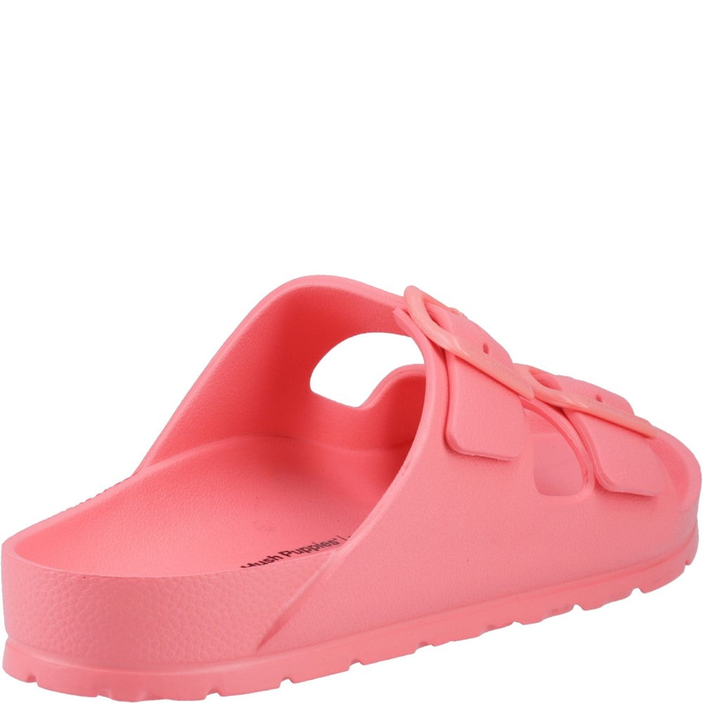 Sandal Ladies Summer Coral Hush Puppies Lorna Mule Sandal