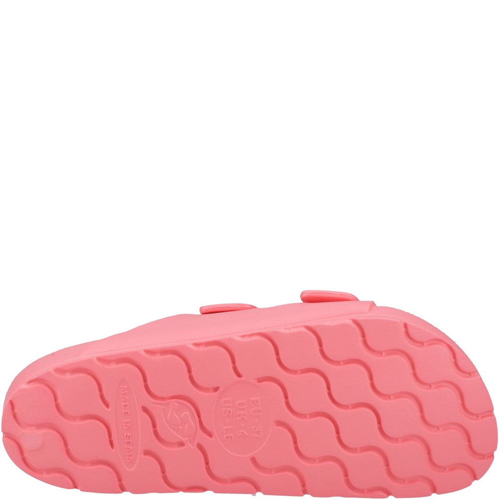 Sandal Ladies Summer Coral Hush Puppies Lorna Mule Sandal