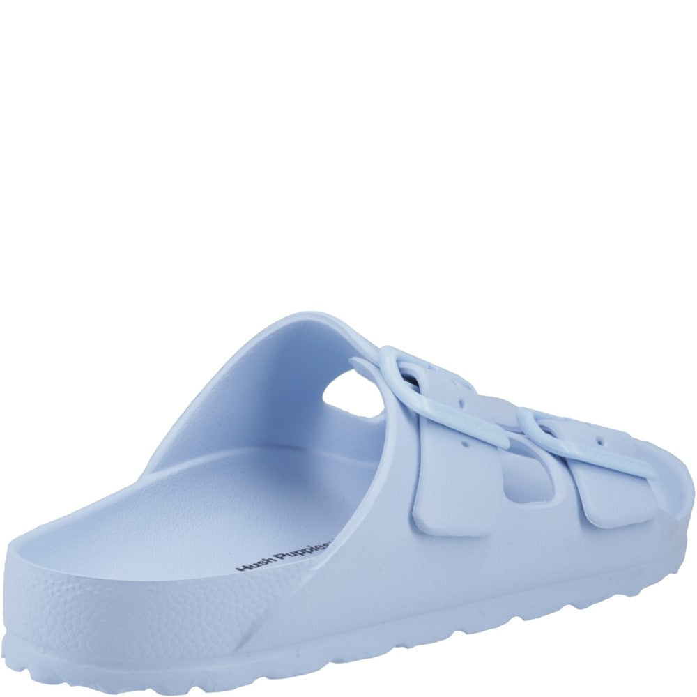 Sandal Ladies Summer Blue Hush Puppies Lorna Mule Sandal